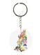 Double Sided Digimon Printed Keychain