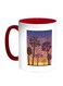 Enjoy The Summer Time Printed Coffee Mug Red/White/Yellow 11ounce