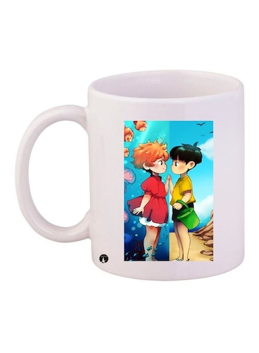 Friends Printed Coffee Mug White/Red/Blue
