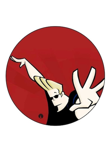 Cartoon Printed Fridge Magnet Red/Black/Beige 5.5cm