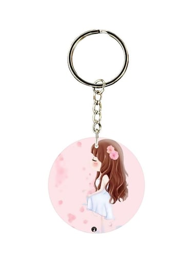 Printed Single Sided Keychain