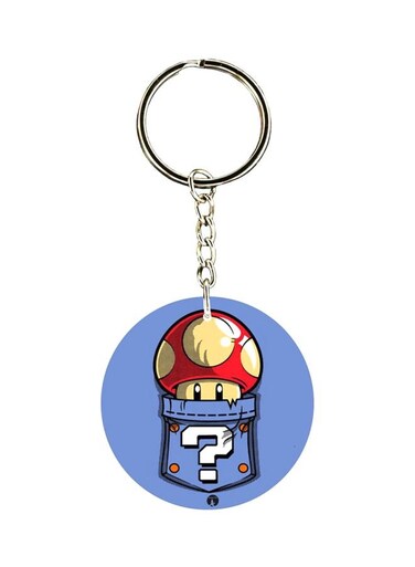 Super Mario Printed Keychain