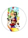 The Video Game Super Mario Printed Fridge Magnet Multicolour