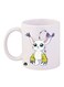 Digimon Printed Mug White/Yellow/Purple