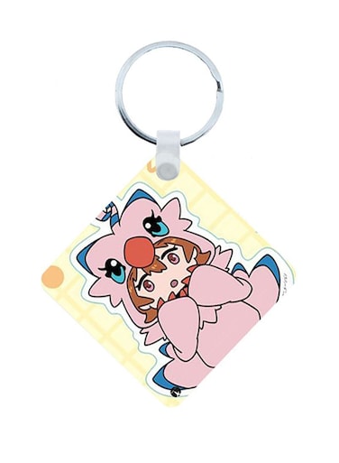 The Digimon Anime Wooden Keychain