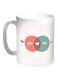 You Love Me Printed Coffee Mug White/Green/Orange 11ounce