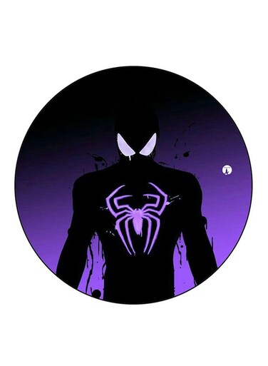 Spiderman Printed Fridge Magnet Round Multicolour