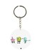 Cartoon Printed Double-Sided Keychain