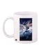 Happy Feet Printed Coffee Mug White/Blue/Black