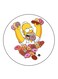 Simpsons Printed Fridge Magnet Multicolour