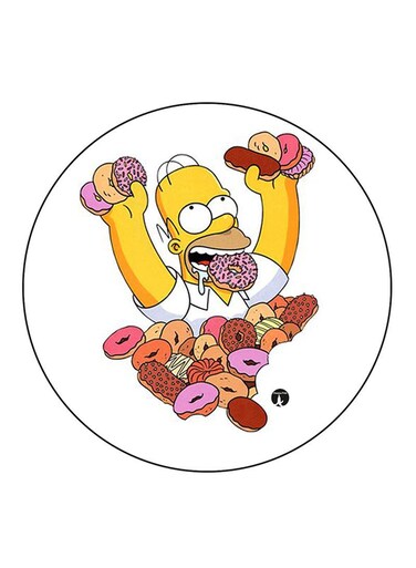 Simpsons Printed Fridge Magnet Multicolour