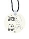 We Bare Bear Printed Car Mirror Pendant