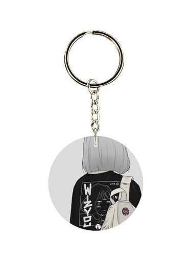 Girl Printed Keychain