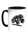 Modified Car Printed Coffee Mug White/Black 11ounce