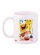 SpongeBob SquarePants Printed Coffee Mug White/Yellow/Pink