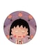 The Anime Chibi Maruko Chan Printed Fridge Magnet Purple/Black