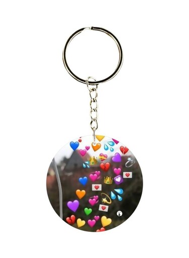 Hearts Themed Keychain