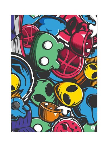 Random Things Metal Plate Poster Multicolor 15x20centimeter