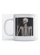Mug Skeleton Grey Background for Coffee and Tea White