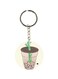 Cactus Printed Single Sided Keychain