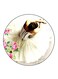 Woman Printed Fridge Magnet Multicolour