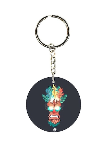 Crash Video Game Printed Keychain