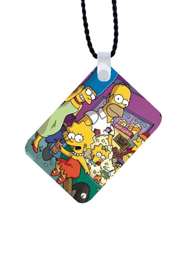 Simpsons Printed Car Mirror Pendant