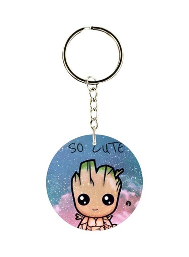 So Cute Cartoon Charecter Printed Key Chain