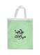 Eid Mubarak Printed Shopping Bag Green/White