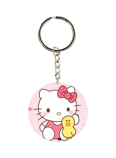 Hello Kitty Printed Keychain
