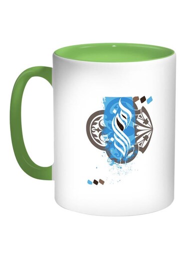Ramadan Kareem Printed Coffee Mug White/Blue/Green