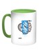 Ramadan Kareem Printed Coffee Mug White/Blue/Green