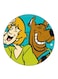 Scoopy Doo Printed Fridge Magnet Round Multicolour