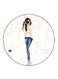 Girl Printed Fridge Magnet Multicolour