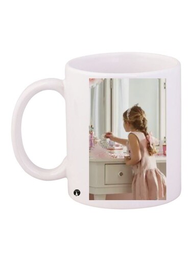 Printed Ceramic Coffee Mug Multicolour