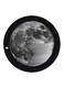 Moon Printed Fridge Magnet Round Multicolour