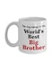 World's Best Big Brother Printed Coffee Mug White/Black/Red