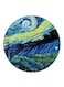 Starry Night Printed Fridge Magnet Multicolour