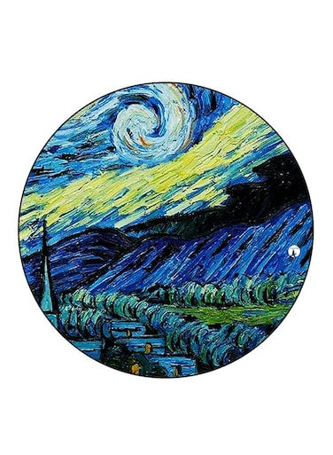 Starry Night Printed Fridge Magnet Multicolour