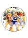 Vintage Art Printed Fridge Magnet Multicolour