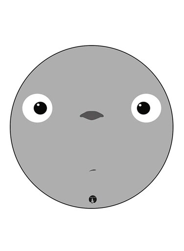 Totoro Printed Fridge Magnet Round Multicolour