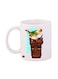Crash-The Video Game Printed Mug White/Red/Yellow 12ounce
