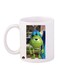Monsters Inc Printed Coffee Mug White/Green/Blue