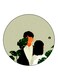 Boy And A Girl Printed Fridge Magnet Multicolour