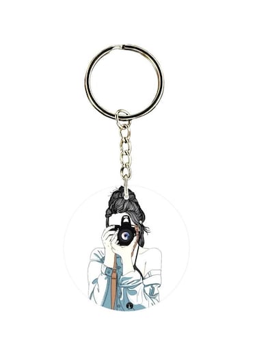 Cartoon Printed Keychain