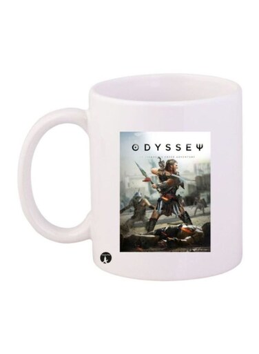 Assassin's Creed Printed Mug White/Grey/Blue
