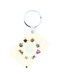 Anime Digimon Printed Keychain White/Blue/Beige