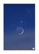 Moon In The Sky Printed Decorative Plate Blue 20x15cm