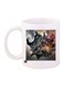 Justice League Printed Coffee Mug White/Black/Brown