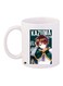 Kazuma Printed Coffee Mug White/Green/Brown 11ounce